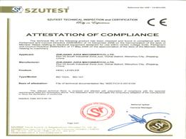 CE Certificate Of Pounding Machines